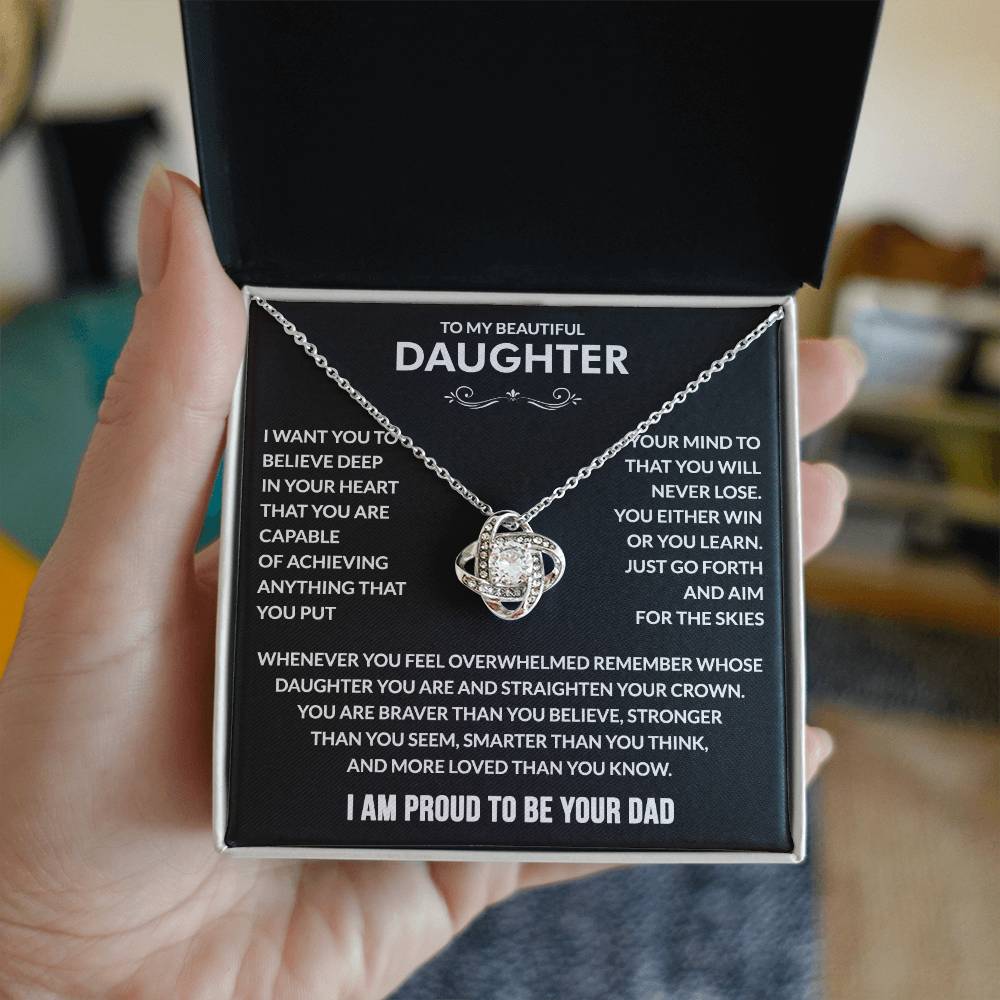 To my Daughter - I Am Proud Of You