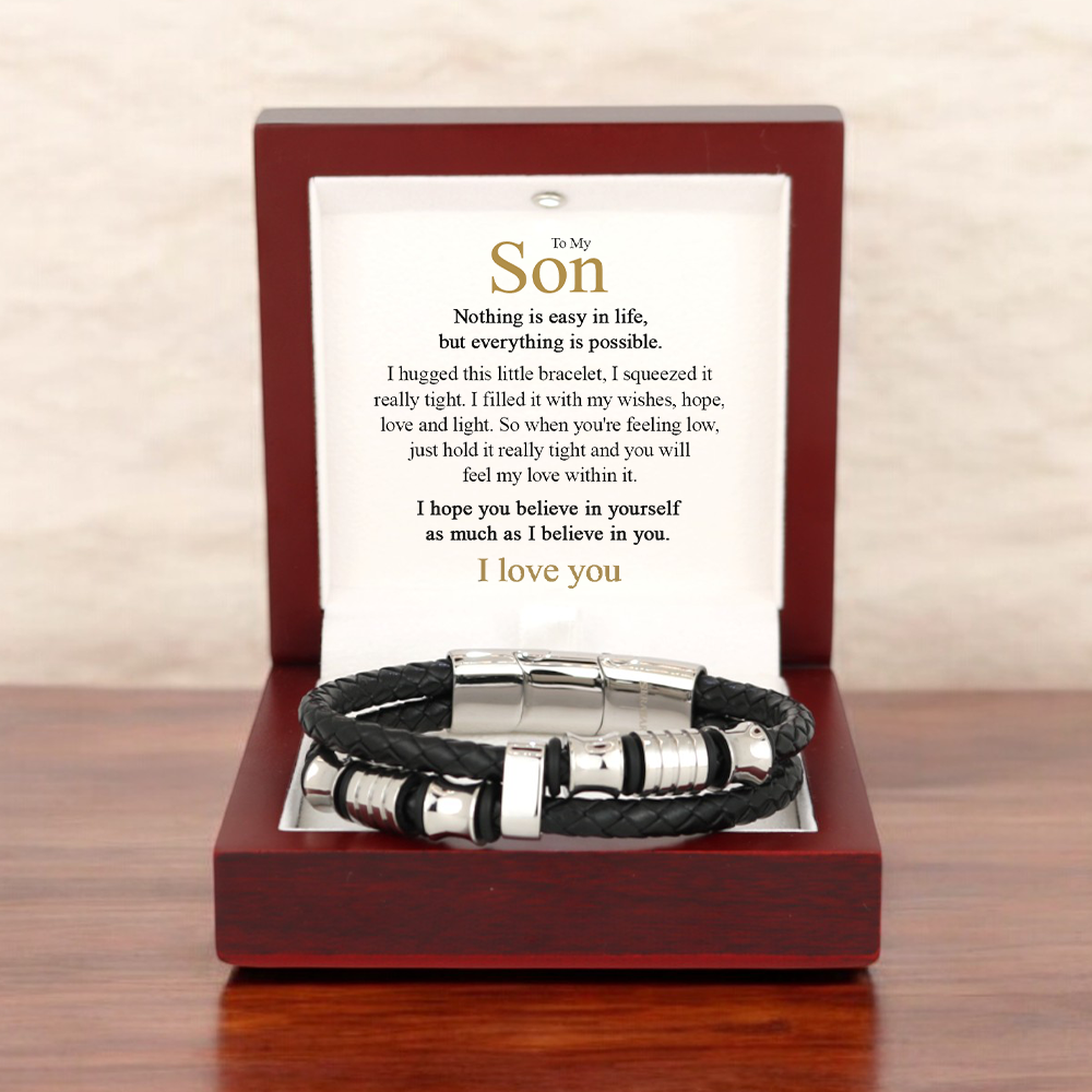 To my Son - Endless love bracelet