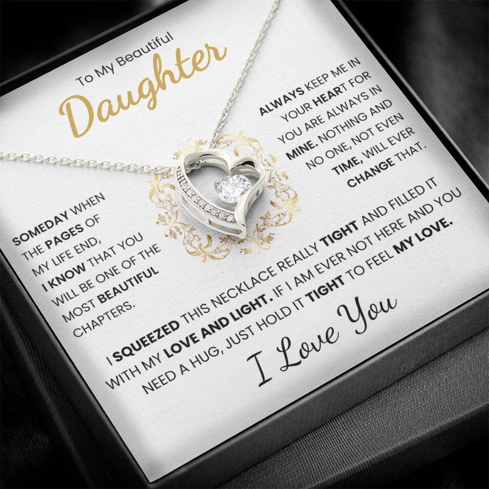 To my Daughter - Pendant necklace