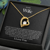 To my Wife - Never forget that I love you - Gold