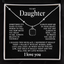 To my Daughter - Necklace - Gold