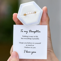 To my Daughter - Pearls ring band