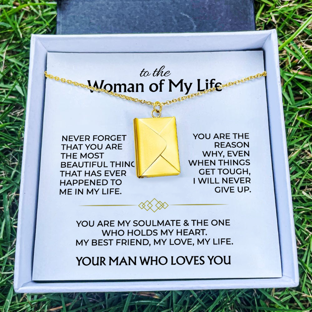 Woman of my Life - Love Letter Necklace