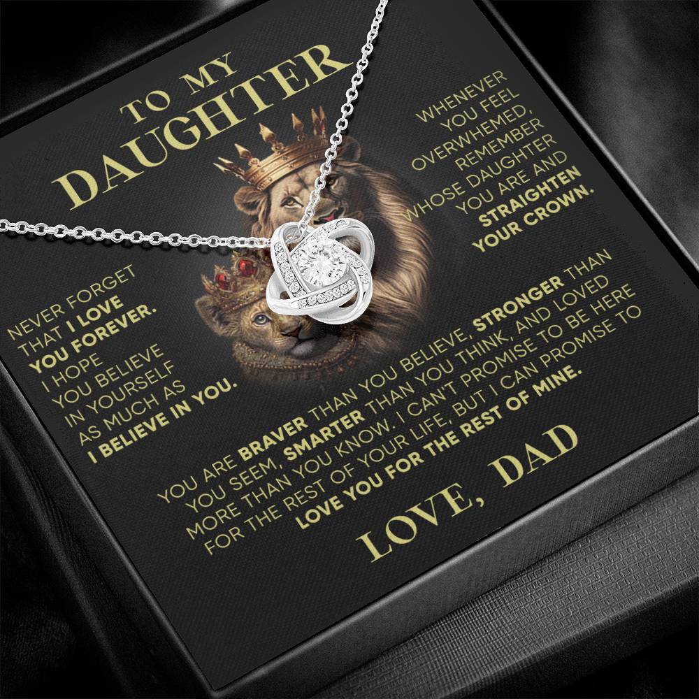 To my Daughter - I love you forever