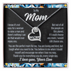 To my Mom - Love birthstone necklace