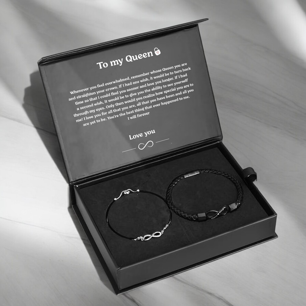 To My Queen - Endless Love Set with Engravings