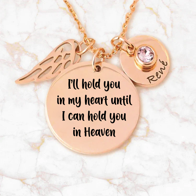 I will hold you forever in my heart - Necklace