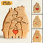 Wooden Bears Personalized Family Puzzle Decor