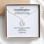 To my Granddaughter - Interlocked heart necklace