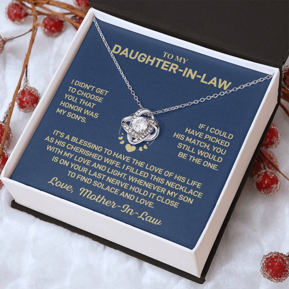 To my Daughter-in-law - Solace and love necklace