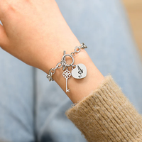 To my Soulmate - “The key of my heart” bracelet