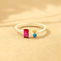 Forever with me - Birthstone ring - Gold