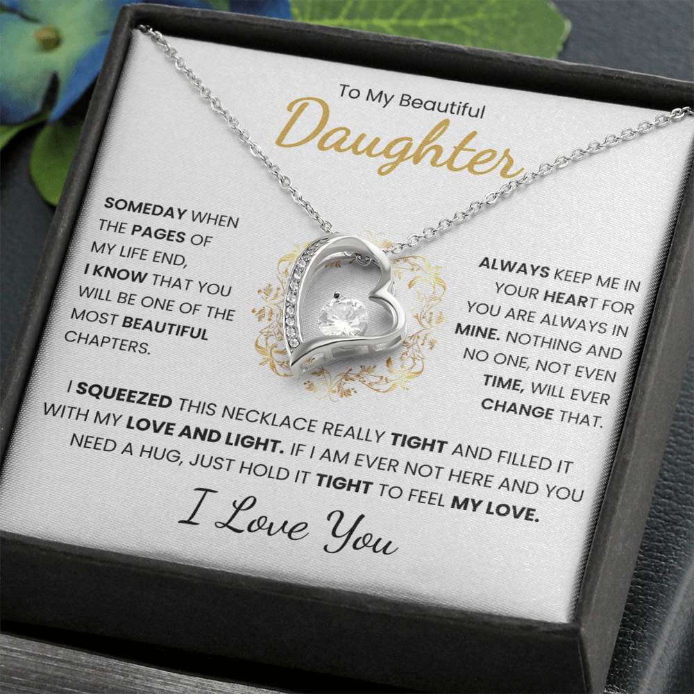 To my Daughter - Pendant necklace