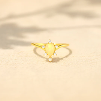 To my Daughter - Ring with opal stone