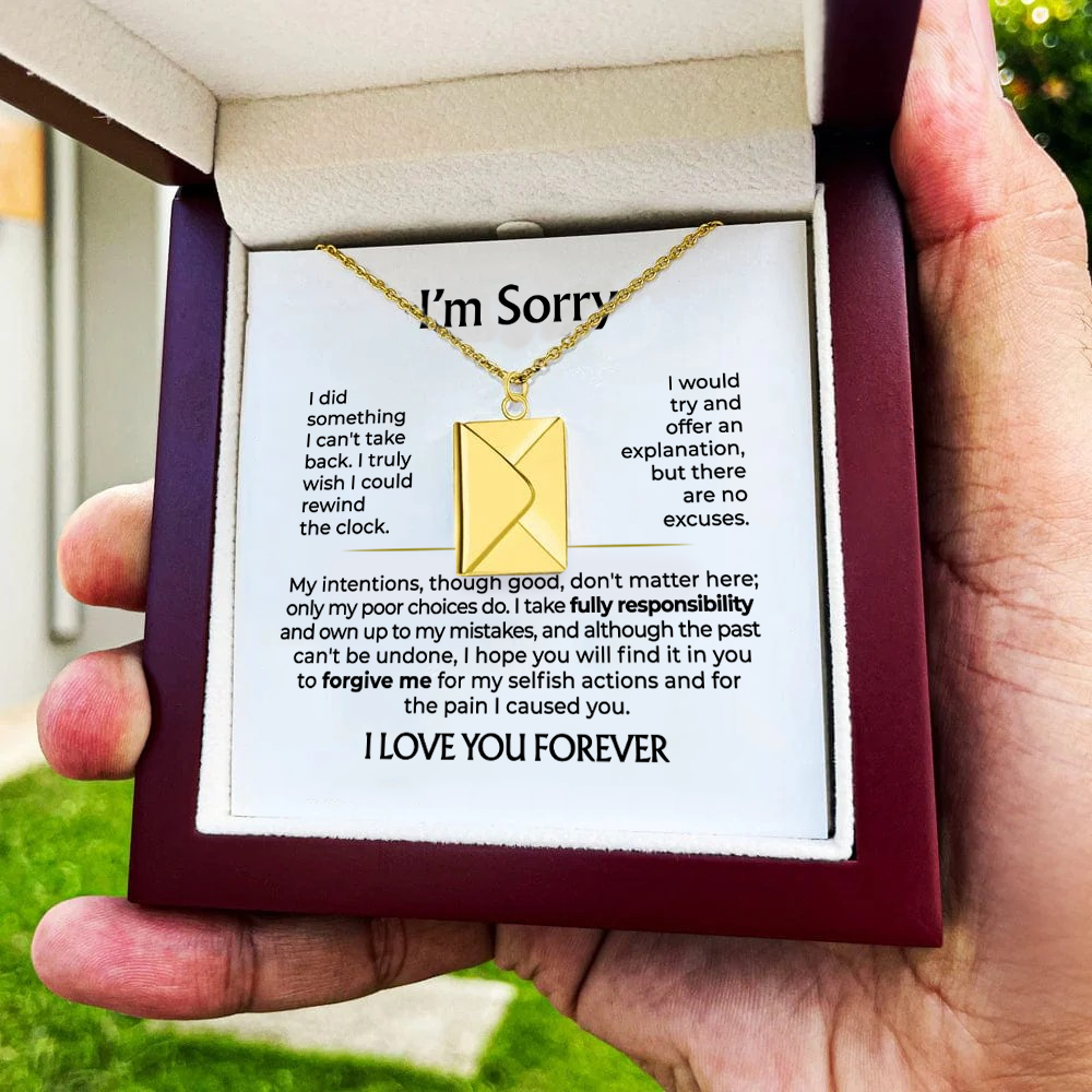 I’m Sorry - Love Letter Necklace