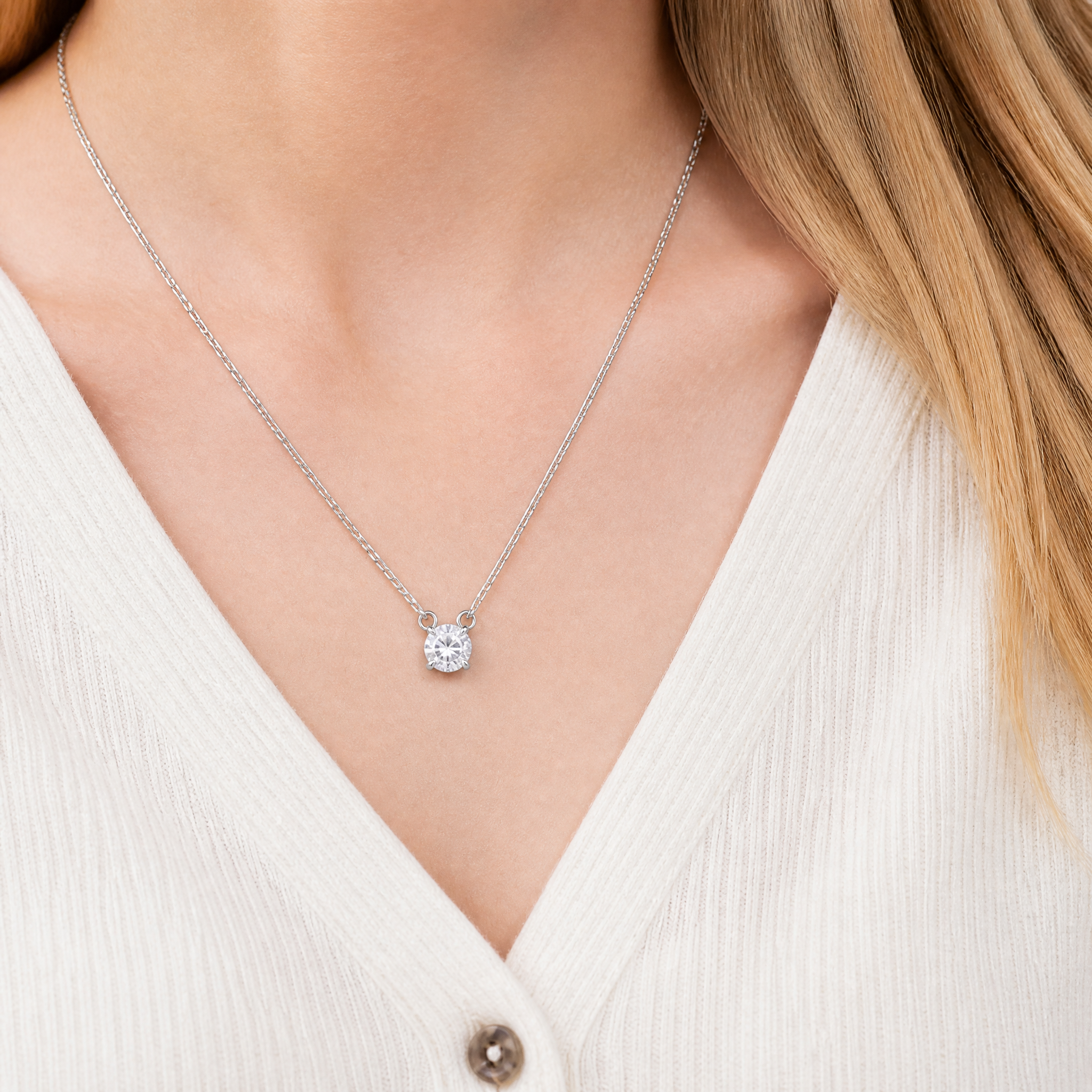 To My Mom - Crystal Pendant Necklace