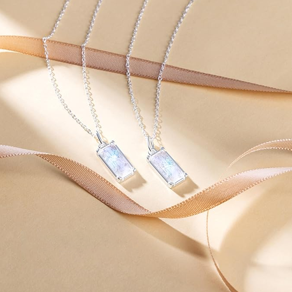 To my Wife - Moonstone Love Necklace