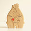 Wooden Bears Personalized Family Puzzle Decor