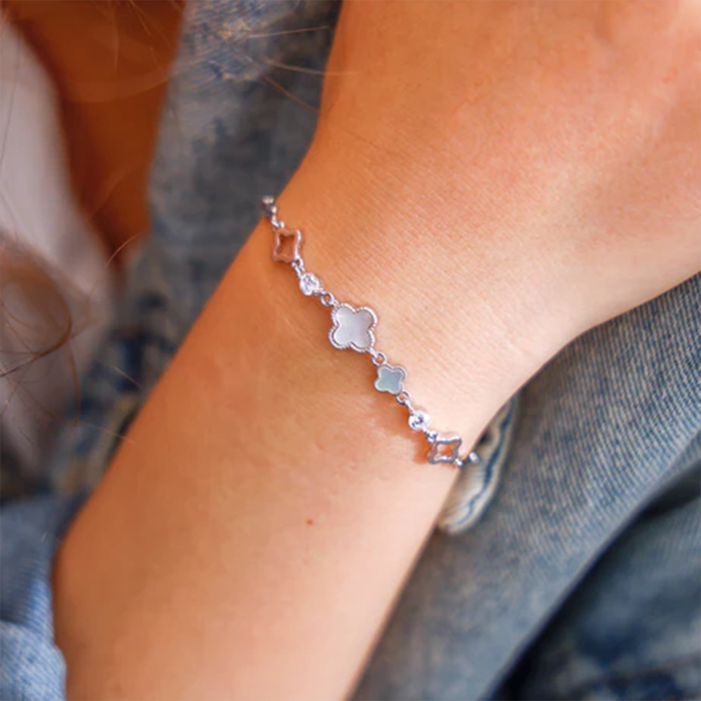 Sterling Silver Amber Bracelet