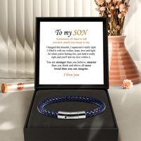 To my Son - Premium leather bracelet