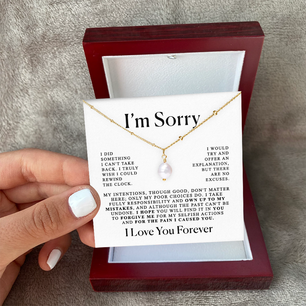 To my Love - Heartfelt Apology Necklace