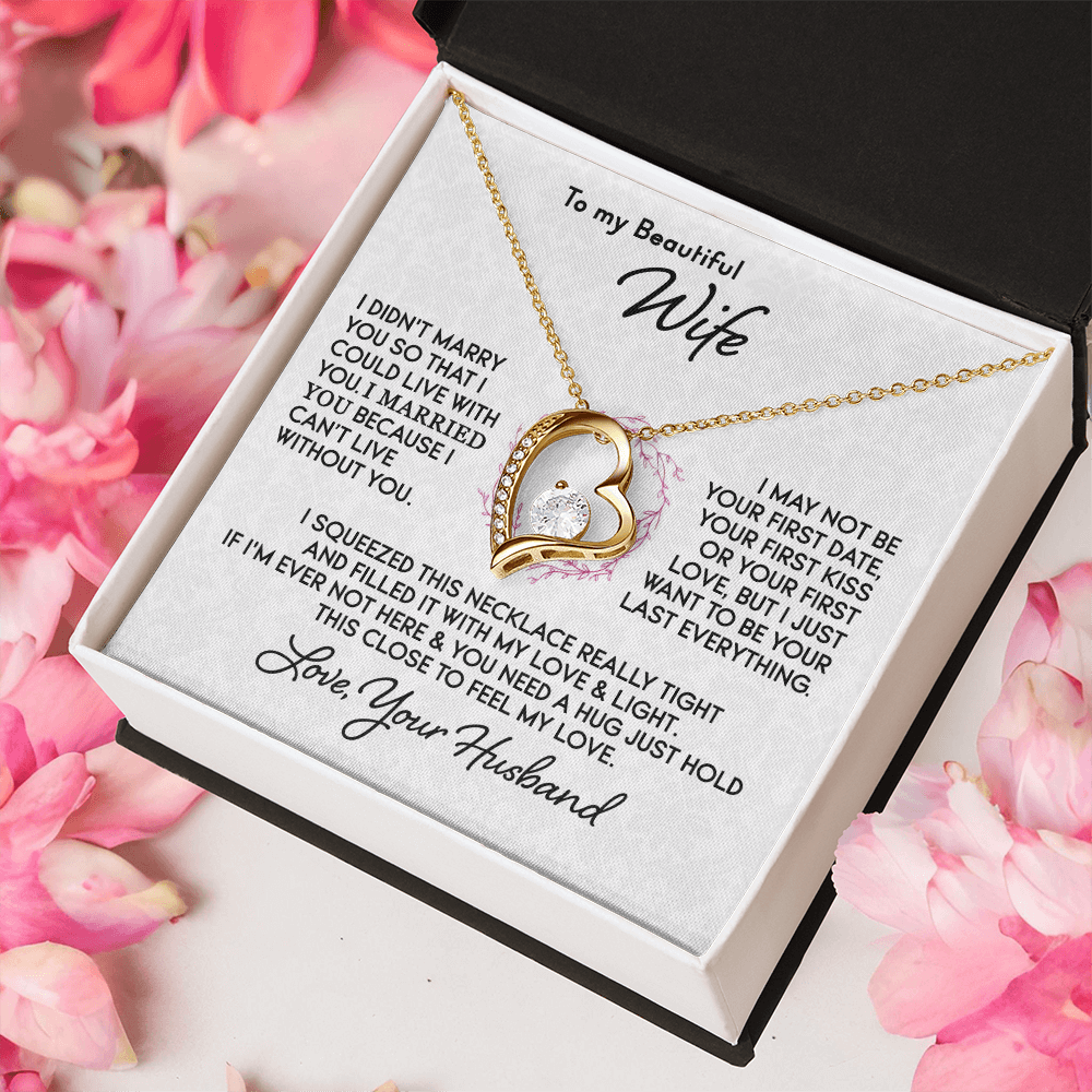 To My Wife - You’re my Everything - Heart Necklace