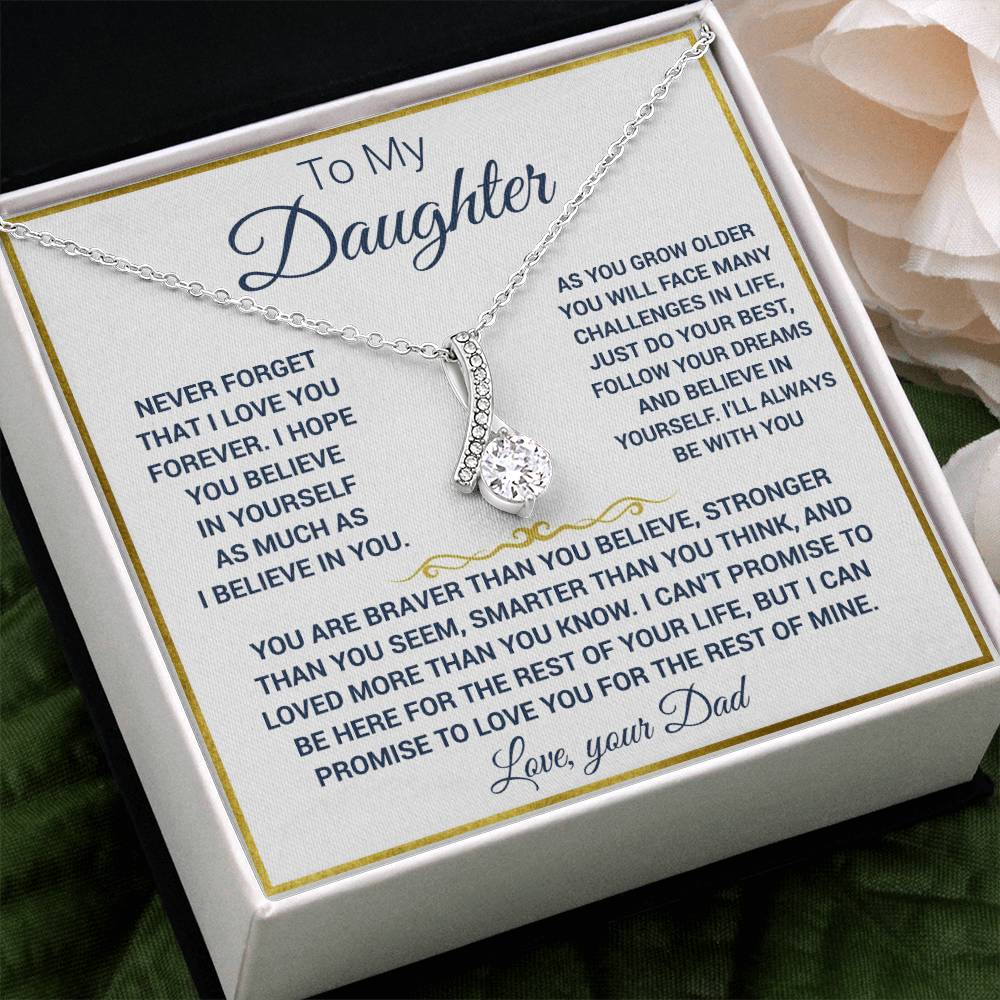 To my Daughter - Alluring Beauty Necklace