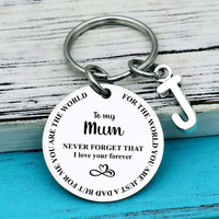 To my Mum/Dad - Family Keychain