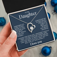 To my Daughter - Heart necklace