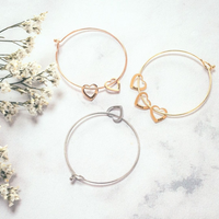 Memory bracelet - Always in my heart - Rose Gold