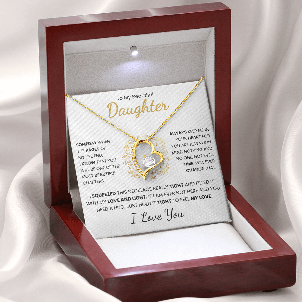 To my Daughter - Pendant necklace
