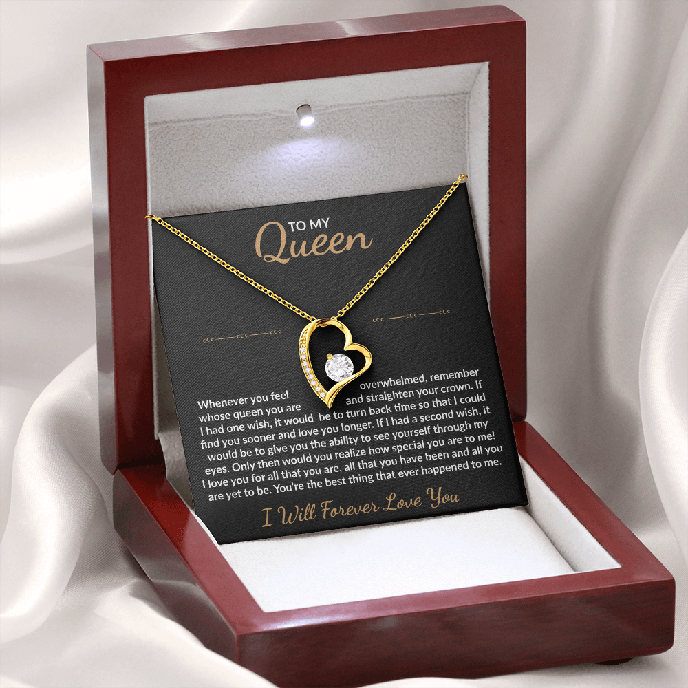 To My Queen - Heart Necklace