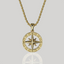 To my Son - Love compass necklace - Gold