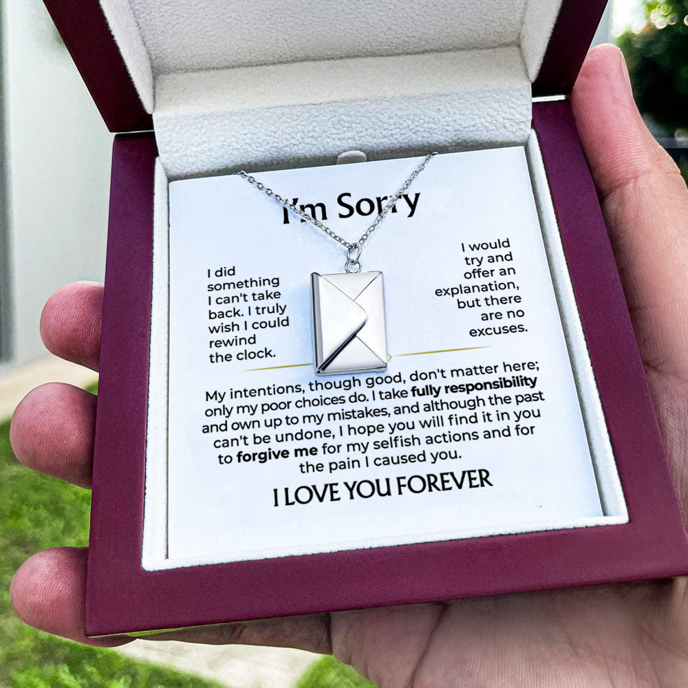 I’m Sorry - Love Letter Necklace