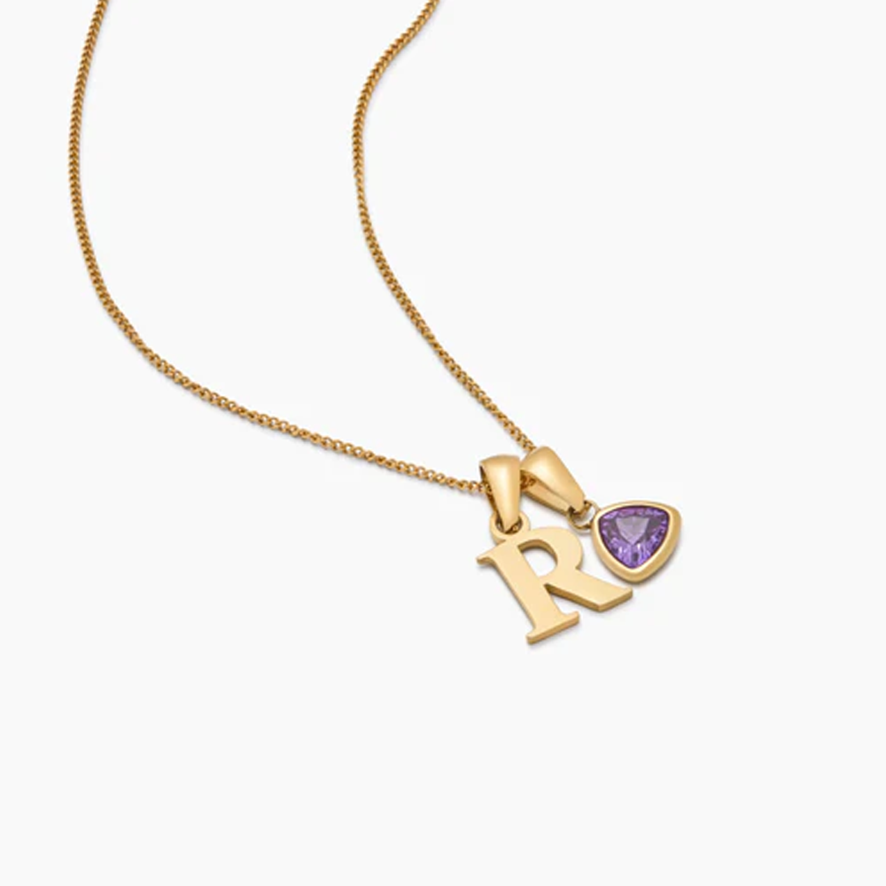 To my Daughter - Birthstone Love Letter Necklace