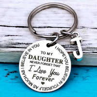 Family keychain - To my son and daughter