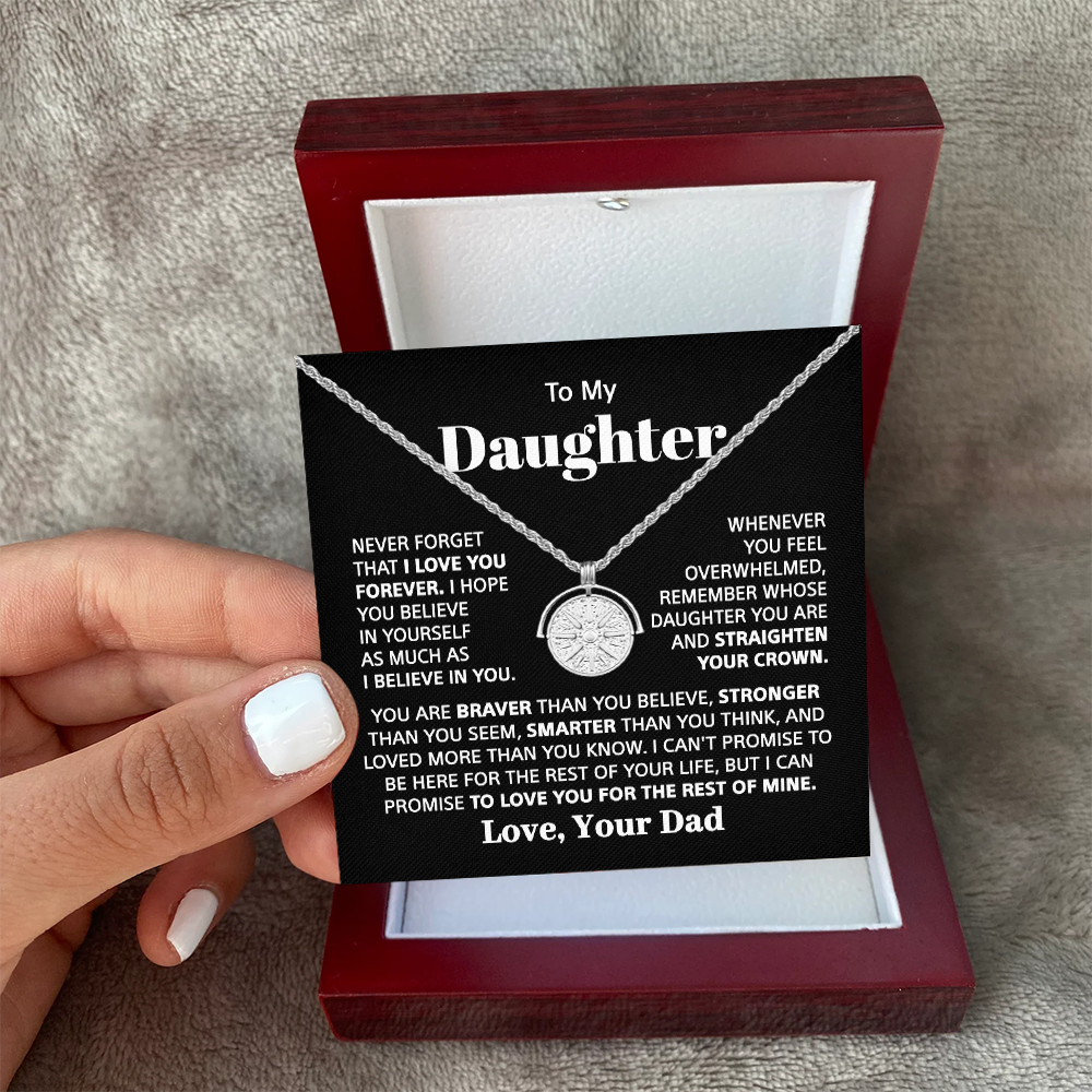 To My Daughter - Sunshine and Strength Necklace