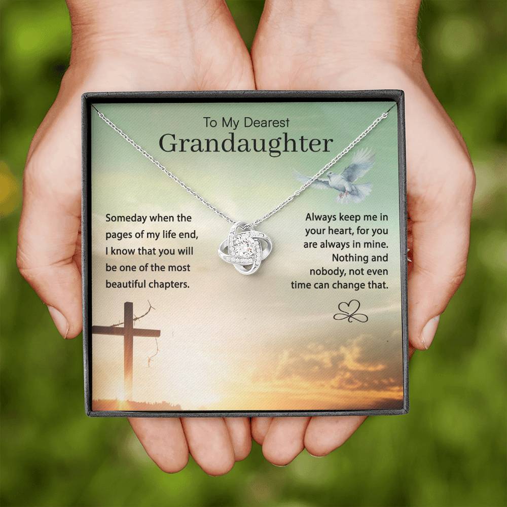 To my Granddaughter - I always pray for you