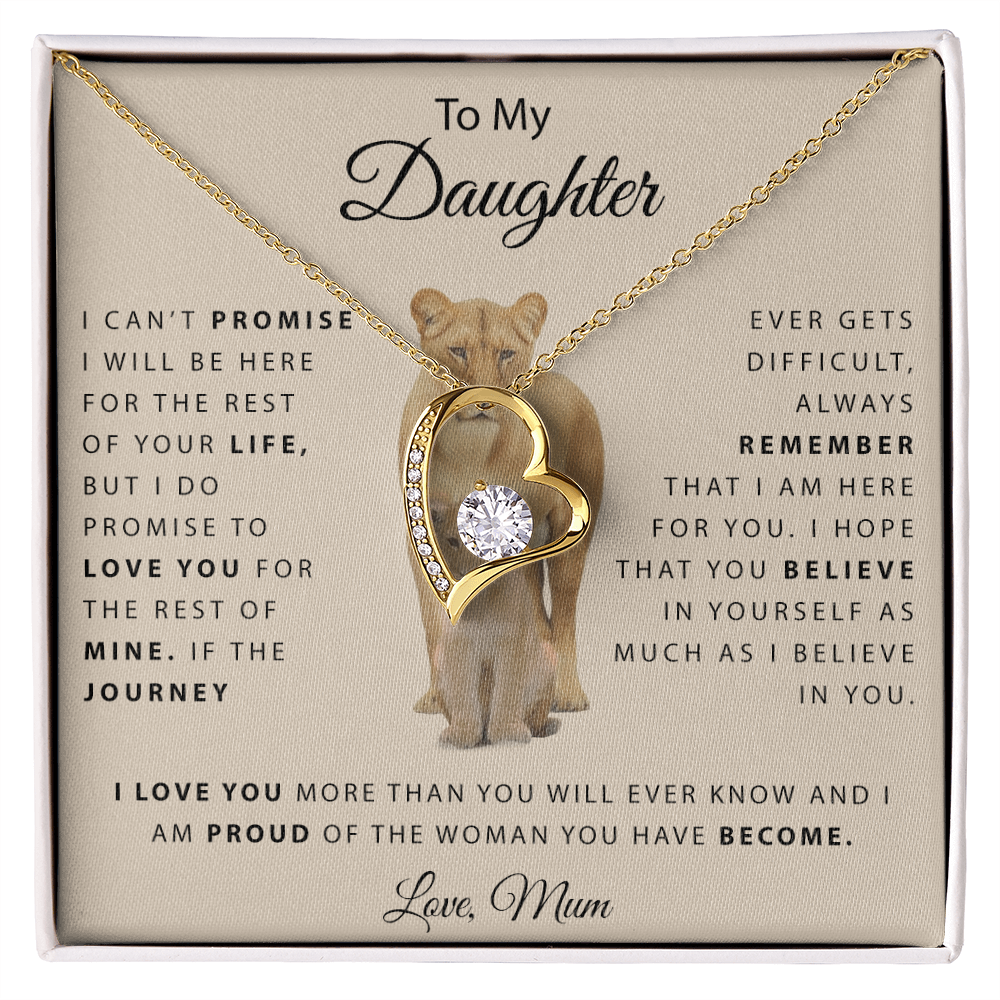 To My Daughter - I’m Proud of You - Love, Mum