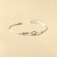 To my Daughter - Love knot bracelet