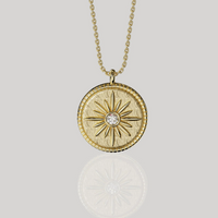 To my Daughter - Love compass necklace - Gold