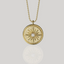 To my Daughter - Love compass necklace - Gold