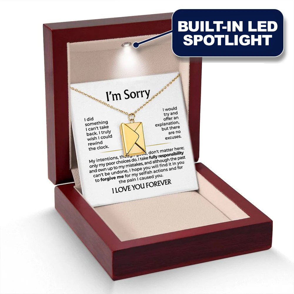 I’m Sorry - Love Letter Necklace