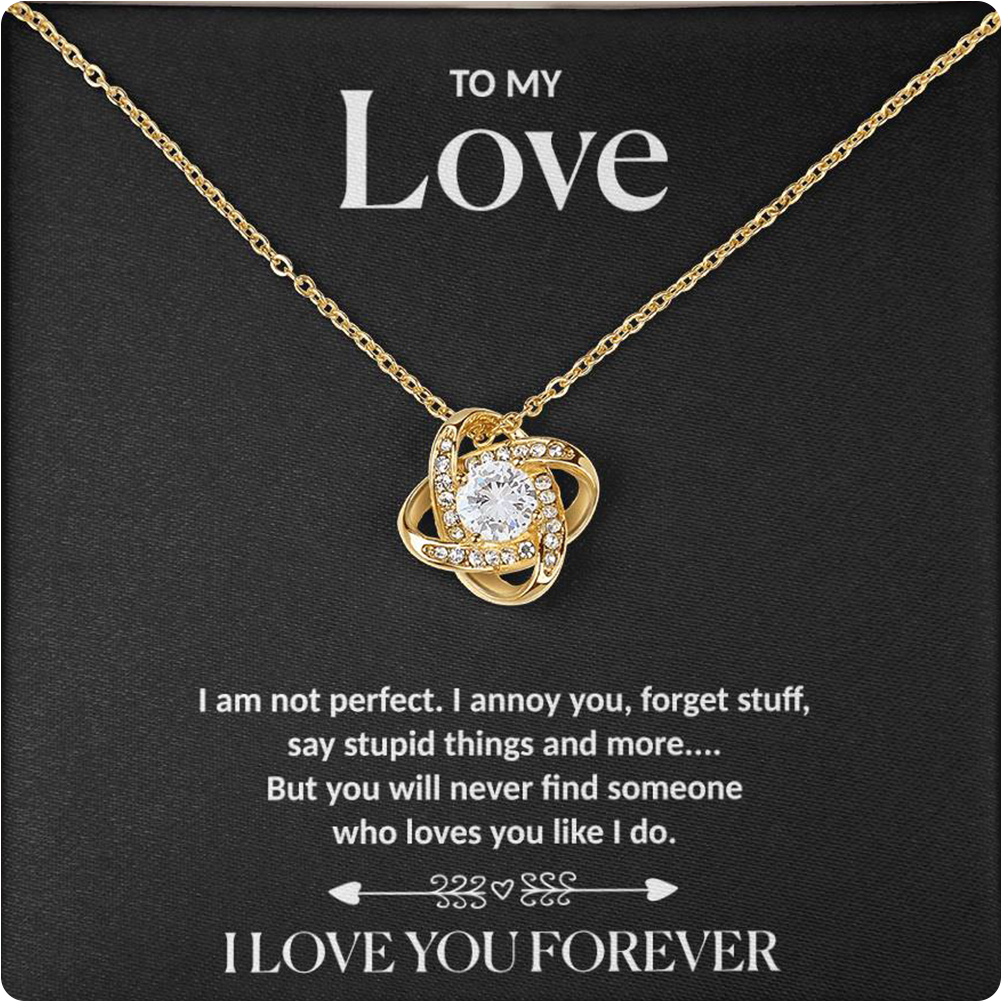 To my Love - Forever rose necklace