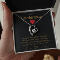 To my Granddaughter - Heart necklace