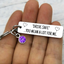 Drive Safely - Birthstone keychain