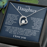 To my Daughter - Heart necklace