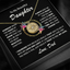 To my Daughter - Love compass necklace - Gold