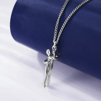 Silver Hug Necklace