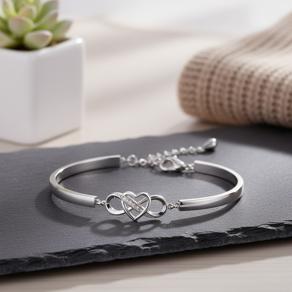 No Storm, No Strength | Never Forget How Much I Love You | Infinity bracelet